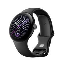 Pixel Watch 5 45 mm Bluetooth avec bracelet sport caoutchouc