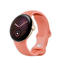 Pixel Watch 5 41 mm 4G Or avec bracelet sport caoutchouc