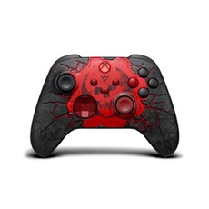 Manette sans fil Gears of War E-Day Limited Edition Noir et Rouge pour Xbox
