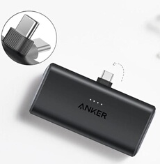Batterie externe Anker Nano 5000 mAh 22,5 W Noir pour Smartphone