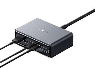 Chargeur et câble d'alimentation PC Anker de bureau Prime 250 W Noir et Gris pour MacBook Pro 16" M3