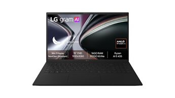PC portable Lg Gram AI 15Z95U 15" FHD AMD Ryzen AI 5 16 Go RAM 512 Go SSD Noir