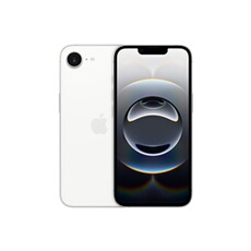 iPhone 16e 6,1" 5G Double SIM 128 Go Blanc Reconditionné avec Batterie neuve