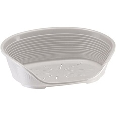 Panier de repos Siesta Deluxe Taille 4 Gris clair - Plastique pour chat et petit chien