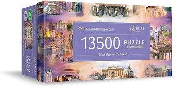 Puzzle 13500 pièces Villes au-delà des nuages