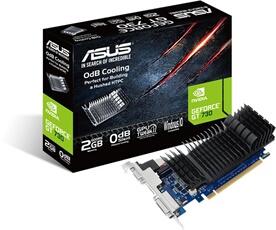 Carte Graphique ASUS GeForce GT 730 SL 2 Go GDDR5 – PCIe 2.0, Refroidissement Silencieux - vue 10