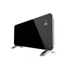 Convecteur en Verre Ready Warm 6770 Crystal Connection. Contrôle par WiFi, Thermostat Réglable , Minuterie, Pieds