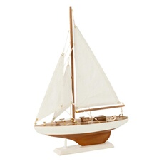 GENERIQUE - Voilier Déco Harrison - Objet de décoration - 43cm - Blanc
