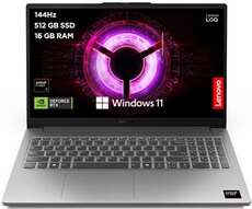 Gaming LOQ 15ARP10E 15 6” FHD 144 Hz AMD Ryzen™ 7 16 Go RAM 512 Go SSD Nvidia® GeForce RTX™ 4050 Gris