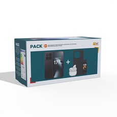 Pack 17T Pro 6.83'' 5G Double nano SIM 512 Go Noir conçu avec Leica + Ecouteurs True Wireless Redmi Buds 8 Blanc + Bracelet connecté Smart Band 11 Active Noir
