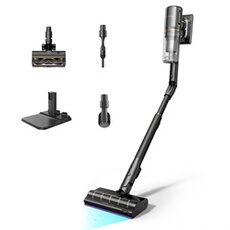Aspirateur balai sans fil avec serpillière V20 Pro-A - Puissance d'aspiration 24 000 Pa - Autonomie 90 min - Noir