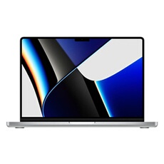 MacBook Pro 14'' M1 Pro (CPU 8 / GPU 14) 16Go 512Go SSD 2021 Argent - Reconditionné avec Batterie neuve