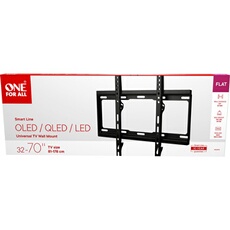 Smart Fixe22mm du mur 32 70''''/81 178cm Pour TV max 60kgs Vesa 400x400 max Niveau a bulles Compatible Curved TV et OLED TV Garantie . - vue 2