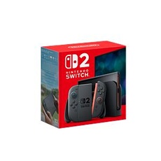 Pack Console Switch 2 Noir + une paire de Joy-Con 2