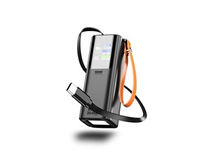 Batterie externe BIGEE max 20000 mAh 100 W Noir pour Ordinateur portable Tablette Smartphone