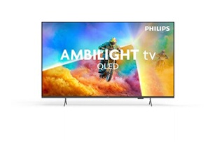 TV 4K QLED PHILIPS Ambilight 55PQS8501 120Hz 139cm Titan Smart TV