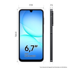 Galaxy A17 6,7'' 5G Double nano SIM 128 Go Noir