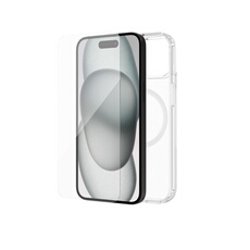 Pack Coque et verre trempé WeFix pour iPhone 15 - vue 2
