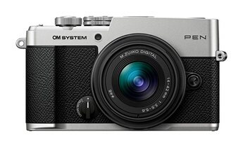 Appareil photo hybride Om System PEN Body . Zuiko Digital 14 42mm F3.5 5.6 III et - vue 2