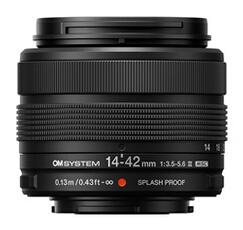 Objectif zoom Om System .Zuiko Digital 14 42 mm F3.5 5.6 III - vue 2