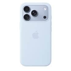 en silicone avec MagSafe Bleu lumineux pour iPhone 18 Pro