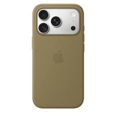 en silicone avec MagSafe Olive pour iPhone 18 Pro
