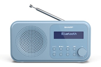 Radio Sharp numérique portable Bluetooth Tokyo DAB /DAB+ /FM Bleu acier