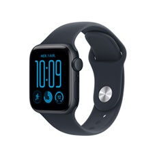 Apple watch Apple Watch SE 3 GPS 40 mm Boîtier en aluminium Minuit avec Bracelet Sport Bleu marine - M/L