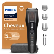 Cheveux Series 7000 HC7722/15 Noir