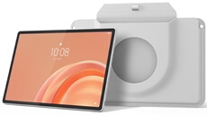 Tab Plus Gen 2 ZAHT 12 1” 128 Go Blanc Céleste + Housse Transparent