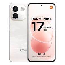 Redmi Note 17 Pro Max 6,83" 5G Double nano SIM 256 Go Blanc