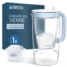 Brita Pack Carafe en verre Model One + 2 Cartouches Maxtra Pro