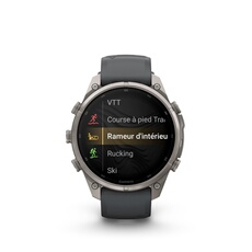 Montre connectée Fenix 9 Pro InReach 47 mm Argent avec bracelet Noir