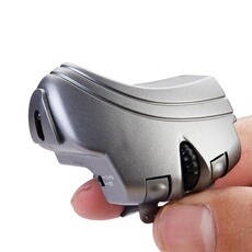 YONIS - Souris sans fil - Bluetooth - 2.4G - Rechargeable - Gris