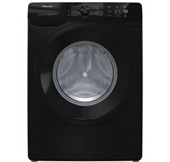 - Lave-linge Ouverture frontale 3, WFGE80141VMB, NOIR, L:60cm, H:85cm, P:55cm, Classe énergétique : B