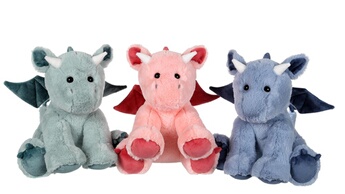 Peluche Dragon Floppy 30 cm Modèle aléatoire