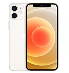 iPhone 12 Mini 64 Go 5,4'' blanc Reconditionné avec Nouvelle Batterie