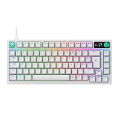 Clavier Logitech gaming avec fil Azerty G G316X 75 Blanc