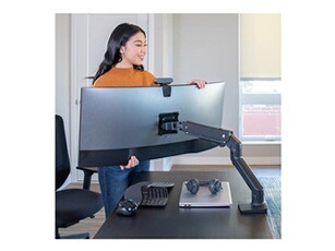 HX - Kit de montage (bras articulé, fixation par pince pour bureau, bras prolongateur, montage par passe-câble, pivot) - Technologie de force