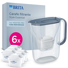 Brita Style Essential blanche 6 cartouches MAXTRA PRO pure performance- Carafe Offerte - vue 1