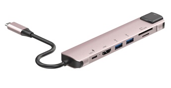 Hub USB 7 en 1 Accsup - vue 2