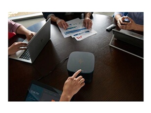Elite Slice G2 with Microsoft Teams Rooms - USFF Core i5 7500T / jusqu'à 3.3 GHz - vPro - RAM 8 Go - SSD 128 Go - TLC - HD Graphics 630 - Gigabit