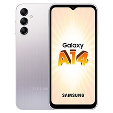 Smartphone galaxy a14 argent 6.6 pouces RAM 4 Go 128 Go