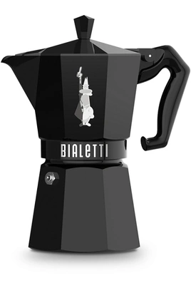 Cafetière italienne Moka induction noire brillante 4 tasses Bialetti