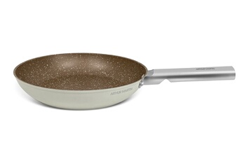 ARTHUR MARTIN - POELE 24 CM ALU FORGE MANCHE FIXE INOX