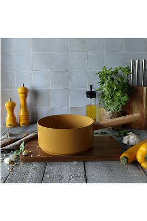 OGO LIVING - Casseruola ECTOR 24cm in alluminio e rivestimento in ceramica kaki - 7930296