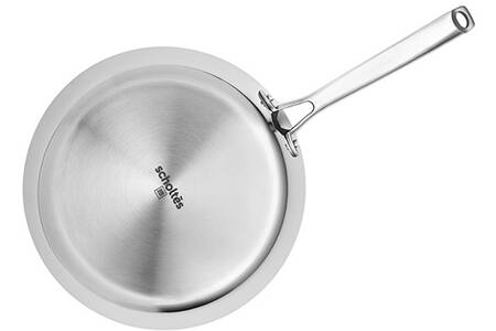 Lot De 2 Poêles Inox 18/10 TeCuisine Triply - 24 Cm Et 28 Cm, Sans PFAS, Compatibles Induction
