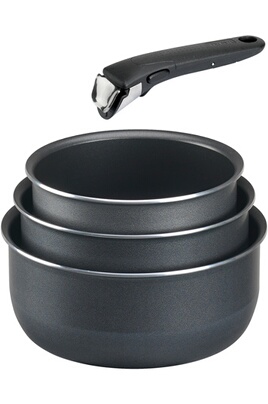 Les casseroles et poêles à poignée amovible