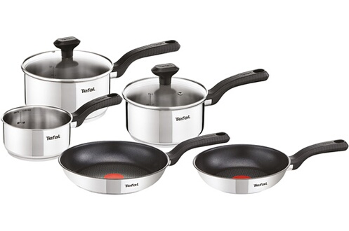 tefal ingenio essential 10 pieces 2 casseroles 2 poeles manche couvercles neuf