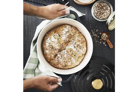 Tefal Air 30cm Cast Aluminium Casserole Dish – 5.7L, Ceramic Coating, Oven & Induction Safe